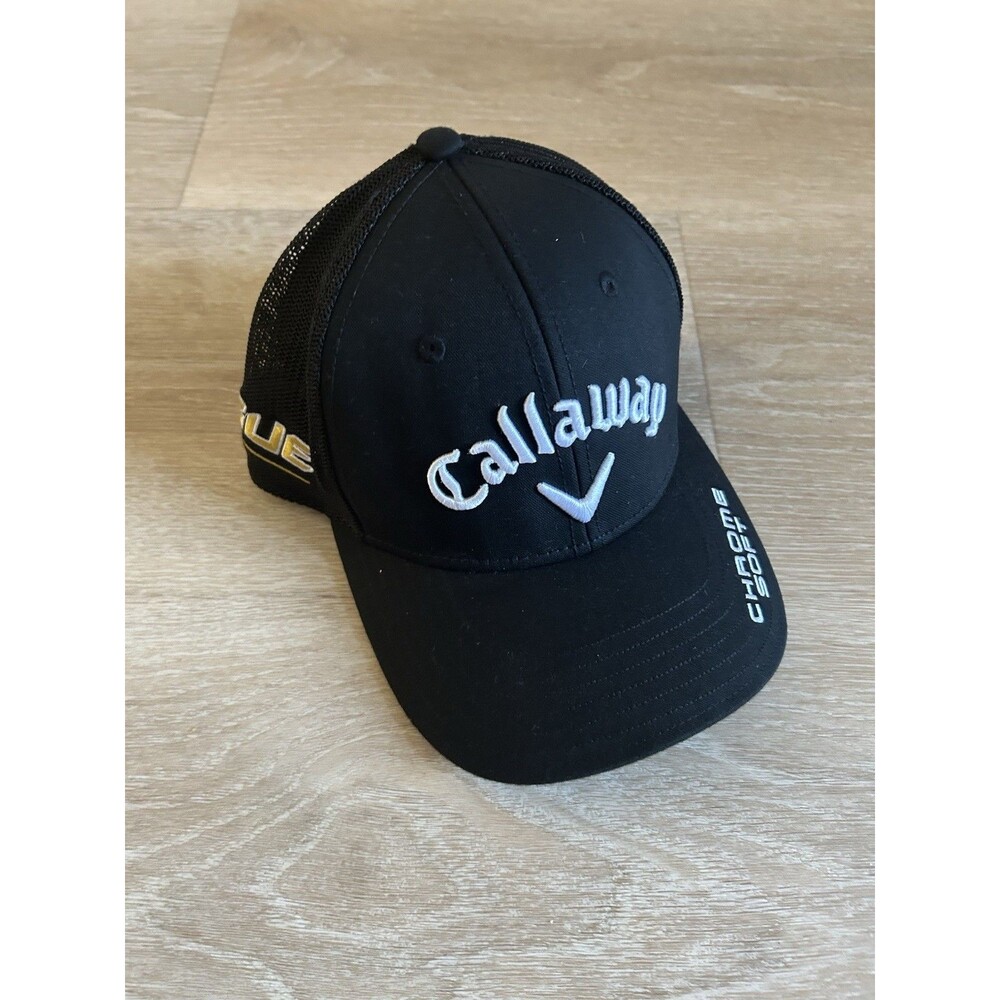 NWT Callaway Men’s Golf Hat Black Rogue Chrome Soft Odyssey Tour Authentic Cap
